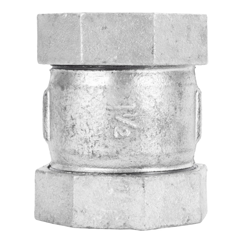B & K - STZ Industries 1-1/2 in. Compression X 1-1/2 in. D Compression Galvanized Malleable Iron 3 in. L Cou