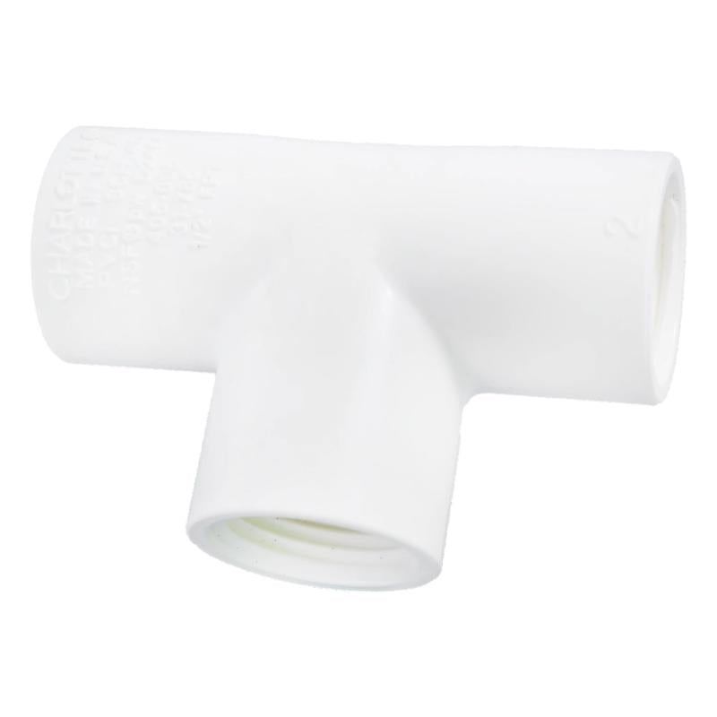 CHARLOTTE PIPE - Charlotte Pipe Schedule 40 1 in. FPT X 1 in. D FPT PVC Threaded Tee 1 pk