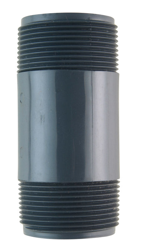 B & K - BK Products ProLine Schedule 80 1-1/2 in. MIP each X 1-1/2 in. D MIP PVC 4 in. Nipple 1 pk