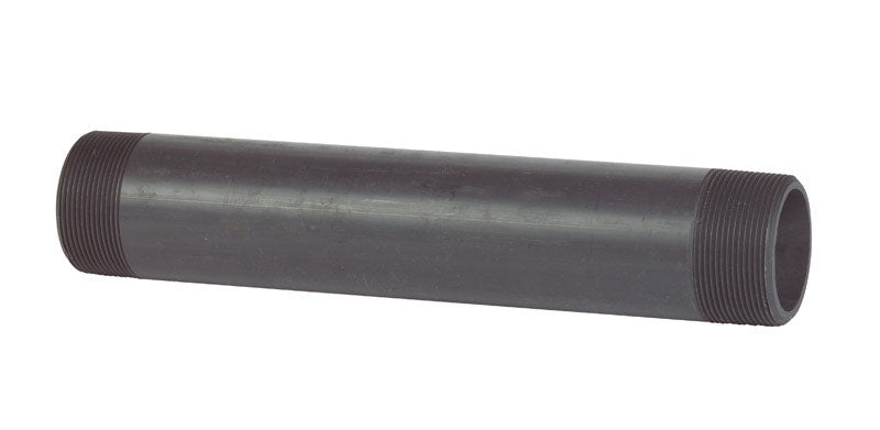 B & K - BK Products Schedule 80 2 in. MPT each PVC 12 in. Nipple 1 pk