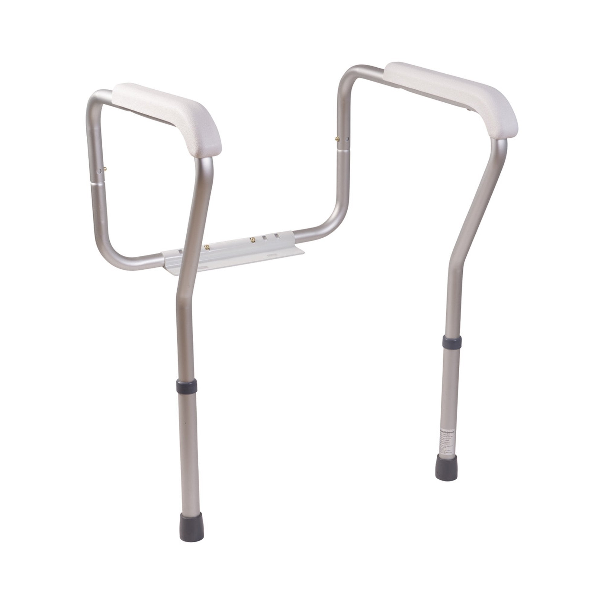 Mabis Healthcare - Toilet Safety Rail HealthSmart® White / Silver Aluminum [1/EA]