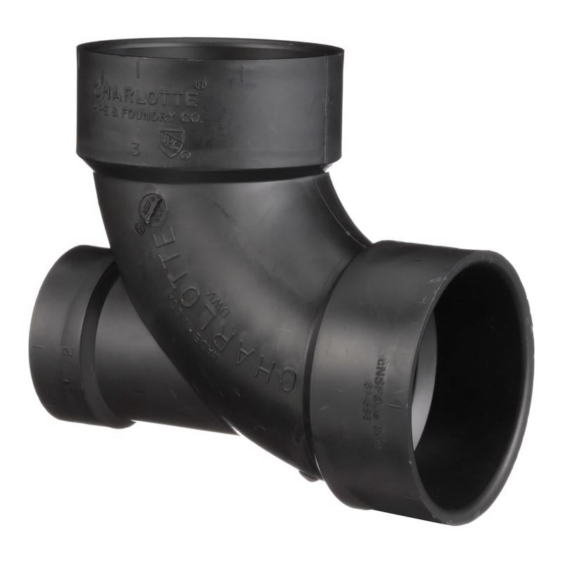 CHARLOTTE PIPE - Charlotte Pipe 3 in. Hub X 3 in. D Hub ABS 90 Degree Elbow [ABS003030600HA]