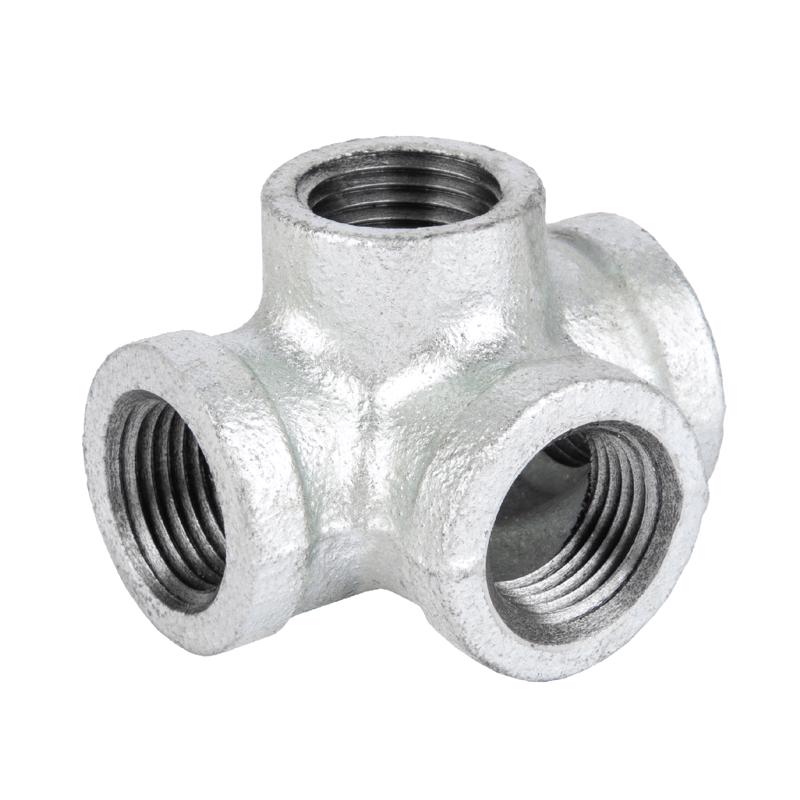 B & K - STZ Industries 1/2 in. FIP each X 1/2 in. D FIP 1/2 in. D FIP Galvanized Malleable Iron Side Out Tee