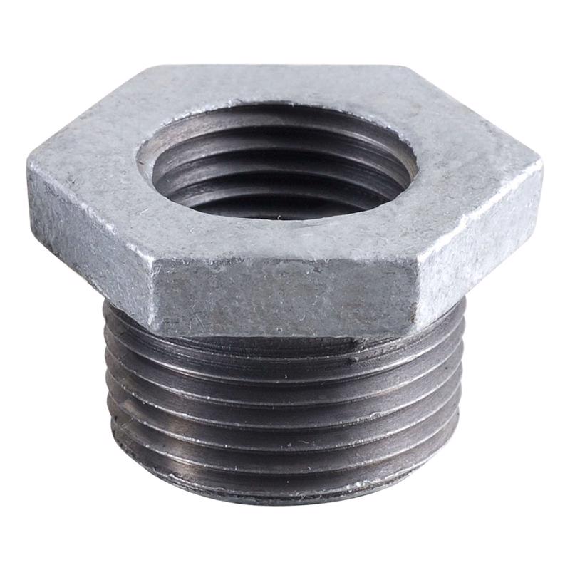 B & K - STZ Industries 3 in. MIP each X 2 in. D FIP Galvanized Malleable Iron Hex Bushing