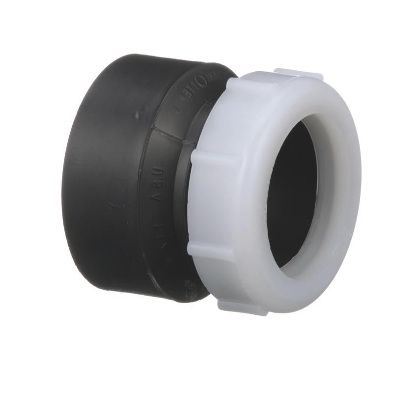 CHARLOTTE PIPE - Charlotte Pipe 1-1/2 in. Hub X 1-1/2 in. D Spigot ABS Trap Adapter