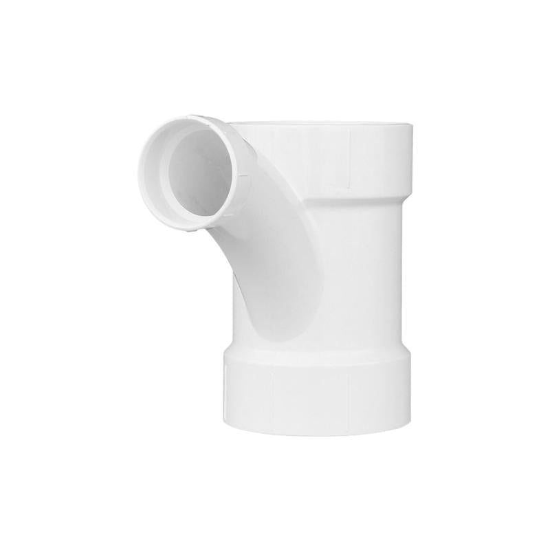 CHARLOTTE PIPE - Charlotte Pipe Schedule 40 4 in. Hub X 4 in. D Hub PVC Long Turn Wye 1 pk [PVC005021600]