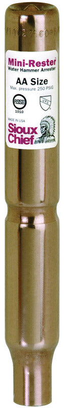 SIOUX CHIEF - Sioux Chief MiniRester 5/8 in. Sweat in. Closed in. Copper Water Hammer Arrester 1 pk