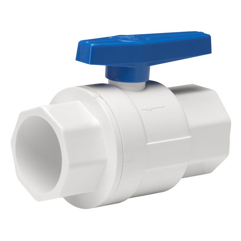 HOMEWERKS - Homewerks 1 in. PVC Slip Ball Valve Full Port [VBVP40LTE5B]