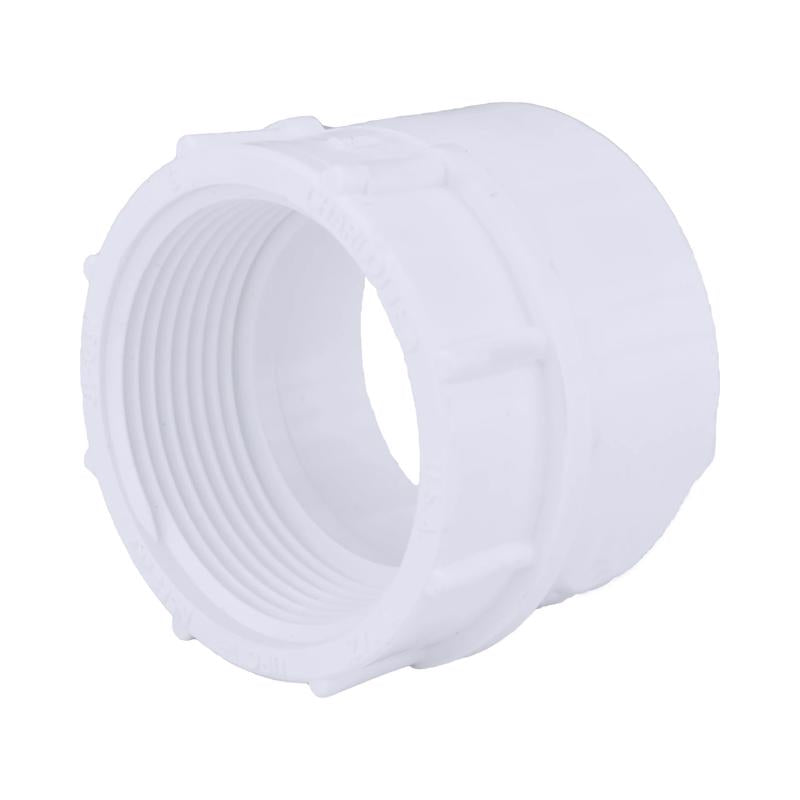 CHARLOTTE PIPE - Charlotte Pipe Schedule 40 1-1/2 in. Hub X 1-1/2 in. D FPT PVC Pipe Adapter 1 pk
