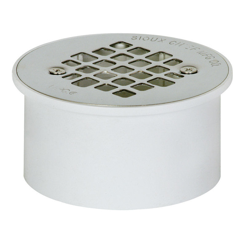 SIOUX CHIEF - Sioux Chief 3 or 4 in. D PVC General Purpose Floor Drain [840-3PPK]