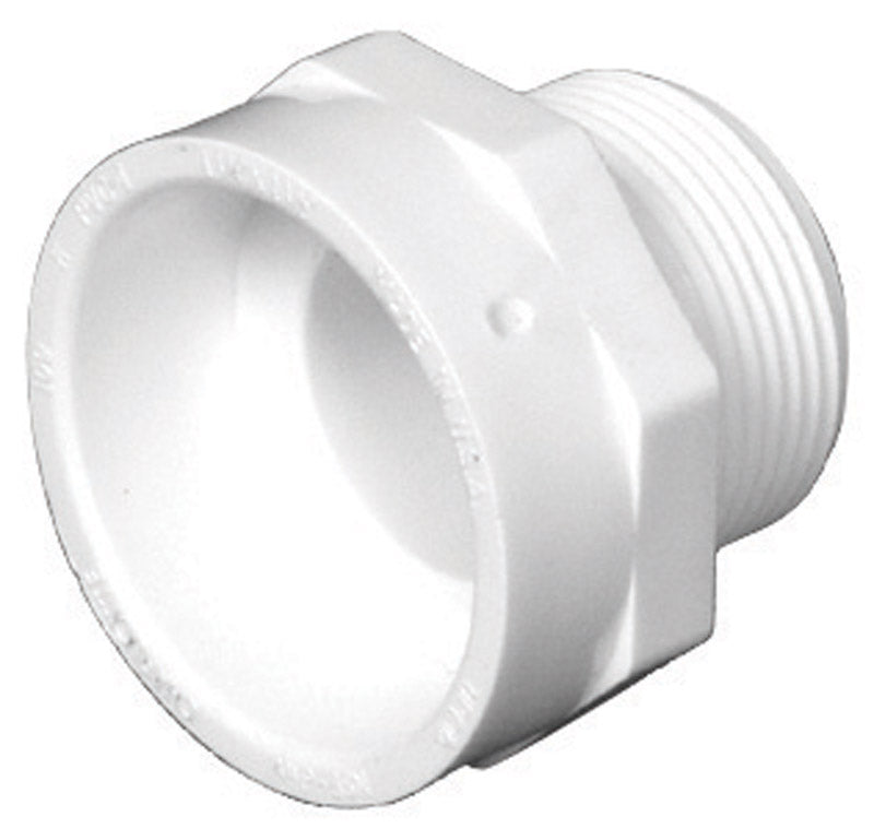 CHARLOTTE PIPE - Charlotte Pipe 1-1/2 in. Hub X 1-1/4 in. D MPT PVC Pipe Adapter 1 pk
