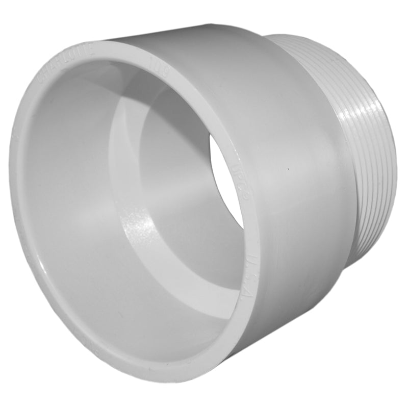 CHARLOTTE - Charlotte Pipe 2 in. Hub X 2 in. D MPT PVC Pipe Adapter 1 pk
