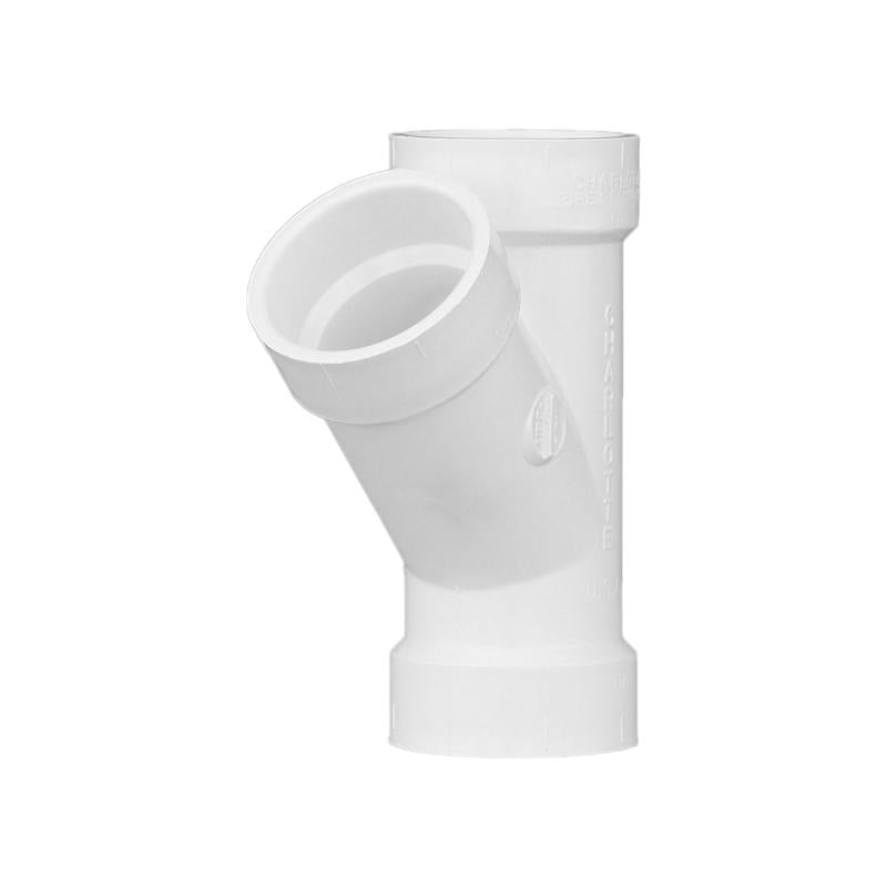 CHARLOTTE PIPE - Charlotte Pipe Schedule 40 1-1/2 in. Hub X 1-1/2 in. D Hub PVC Wye 1 pk