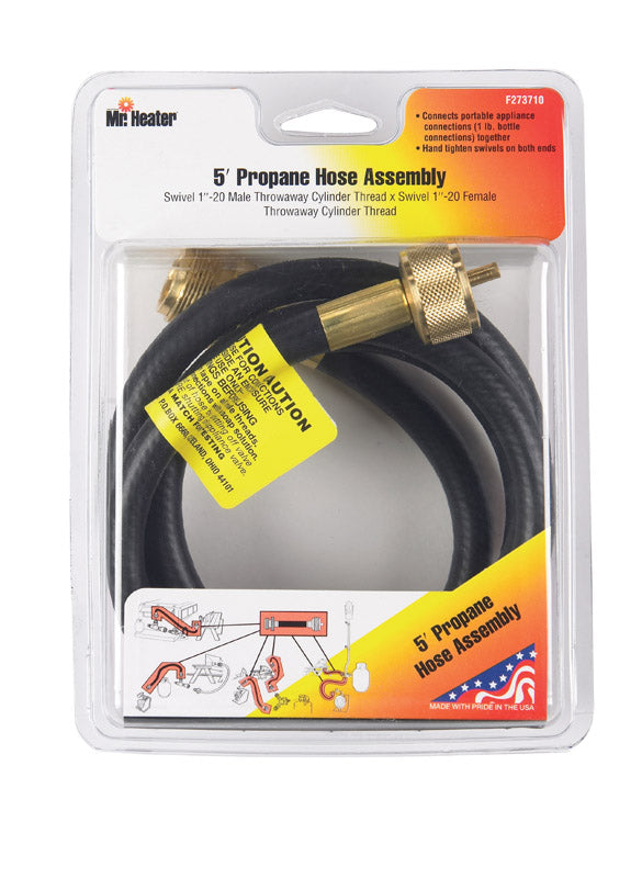 MR. HEATER - Mr. Heater 1 in. D X 1 in. D X 5 in. L Brass/Plastic Hose Assembly