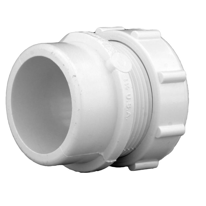 CHARLOTTE PIPE - Charlotte Pipe Schedule 40 1-1/2 in. Slip X 1-1/4 in. D Slip PVC Trap Adapter 1 pk