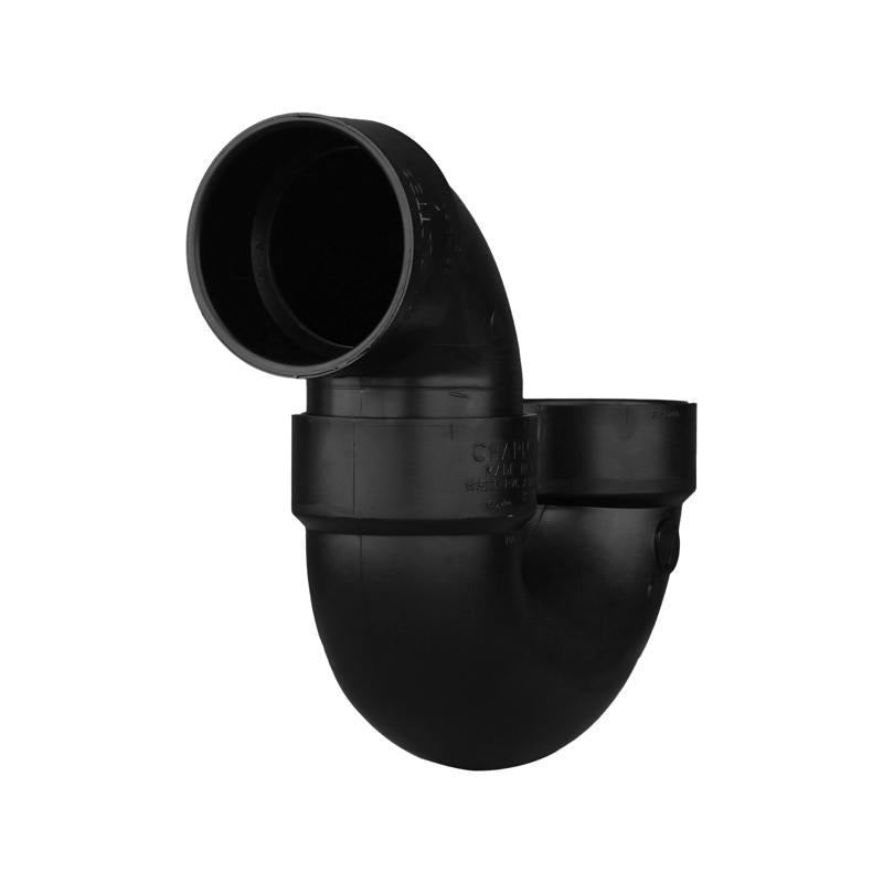 CHARLOTTE PIPE - Charlotte Pipe 3 in. Hub X 3 in. D Hub ABS P-Trap w/Solvent Weld