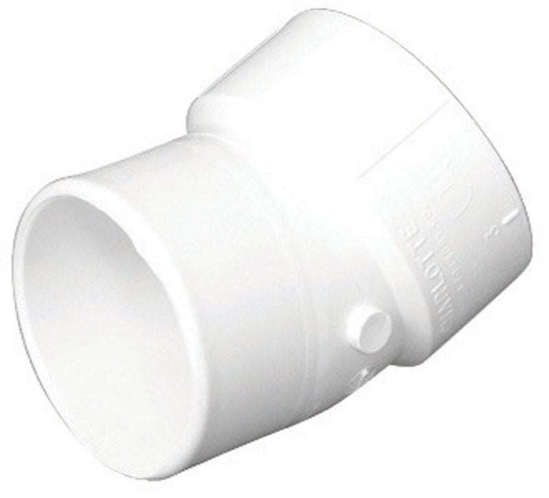 CHARLOTTE PIPE - Charlotte Pipe Schedule 40 4 in. Hub X 4 in. D FTG PVC 22-1/2 Degree Street Elbow 1 pk