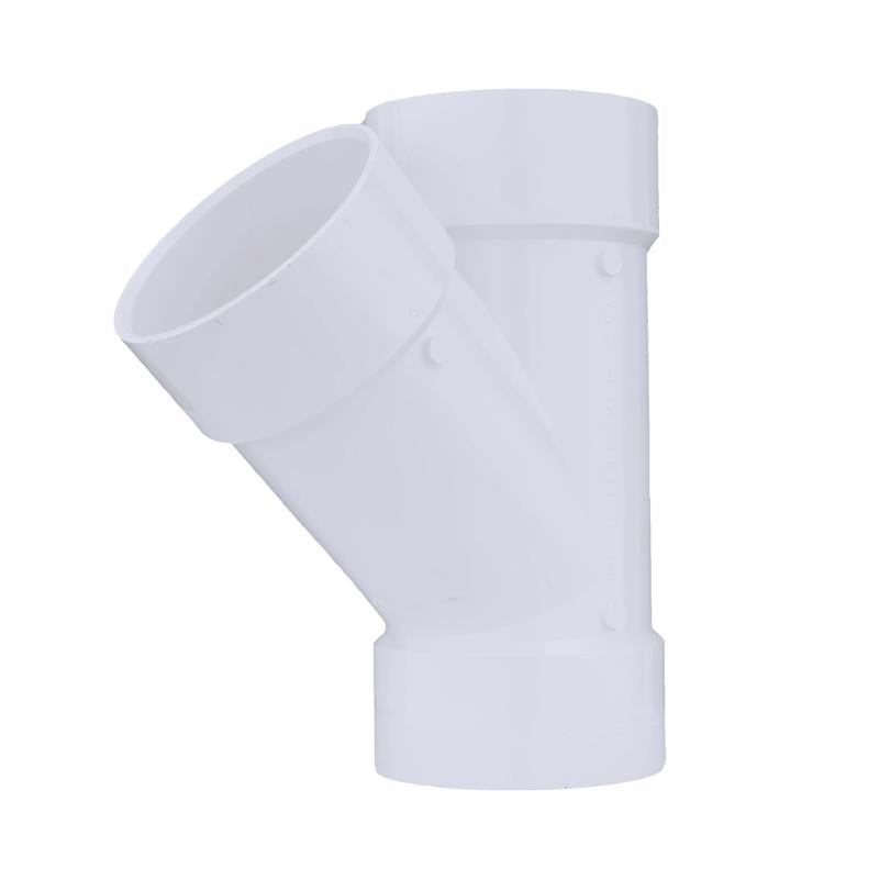 CHARLOTTE PIPE - Charlotte Pipe Schedule 40 6 in. Hub X 6 in. D Hub PVC Wye 1 pk