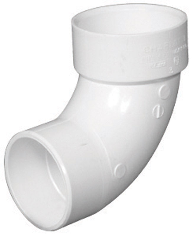 CHARLOTTE PIPE - Charlotte Pipe Schedule 40 2 in. Hub X 2 in. D Spigot PVC 90 Degree Street Elbow 1 pk