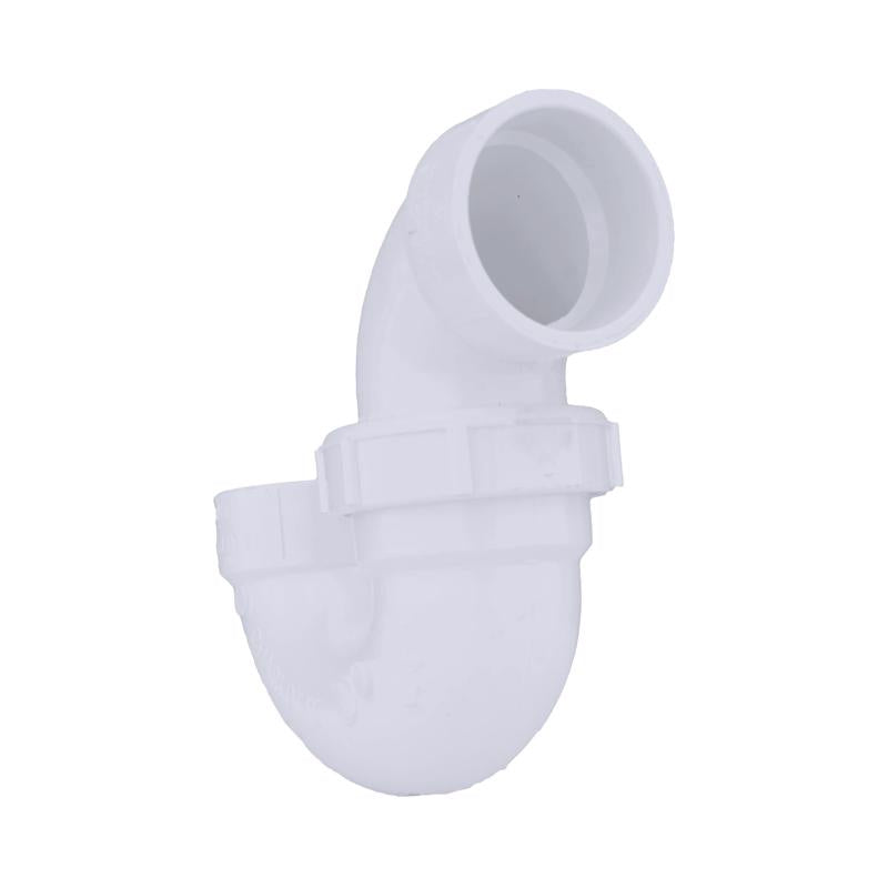 CHARLOTTE PIPE - Charlotte Pipe Schedule 40 1-1/2 in. Hub X 1-1/2 in. D Hub PVC P-Trap with Union 1 pk [PVC00708P0800]