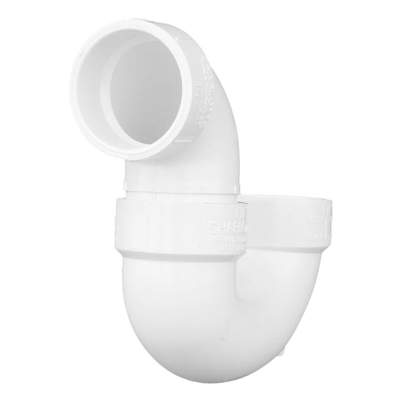 CHARLOTTE PIPE - Charlotte Pipe Schedule 40 1-1/2 in. Hub X 1-1/2 in. D Hub PVC P-Trap with Union 1 pk - Case of 10 [PVC00706X0600]