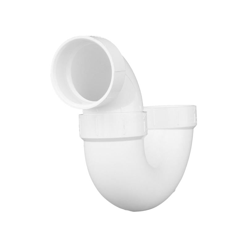 CHARLOTTE PIPE - Charlotte Pipe Schedule 40 2 in. Hub X 2 in. D Hub PVC P-Trap 1 pk - Case of 10