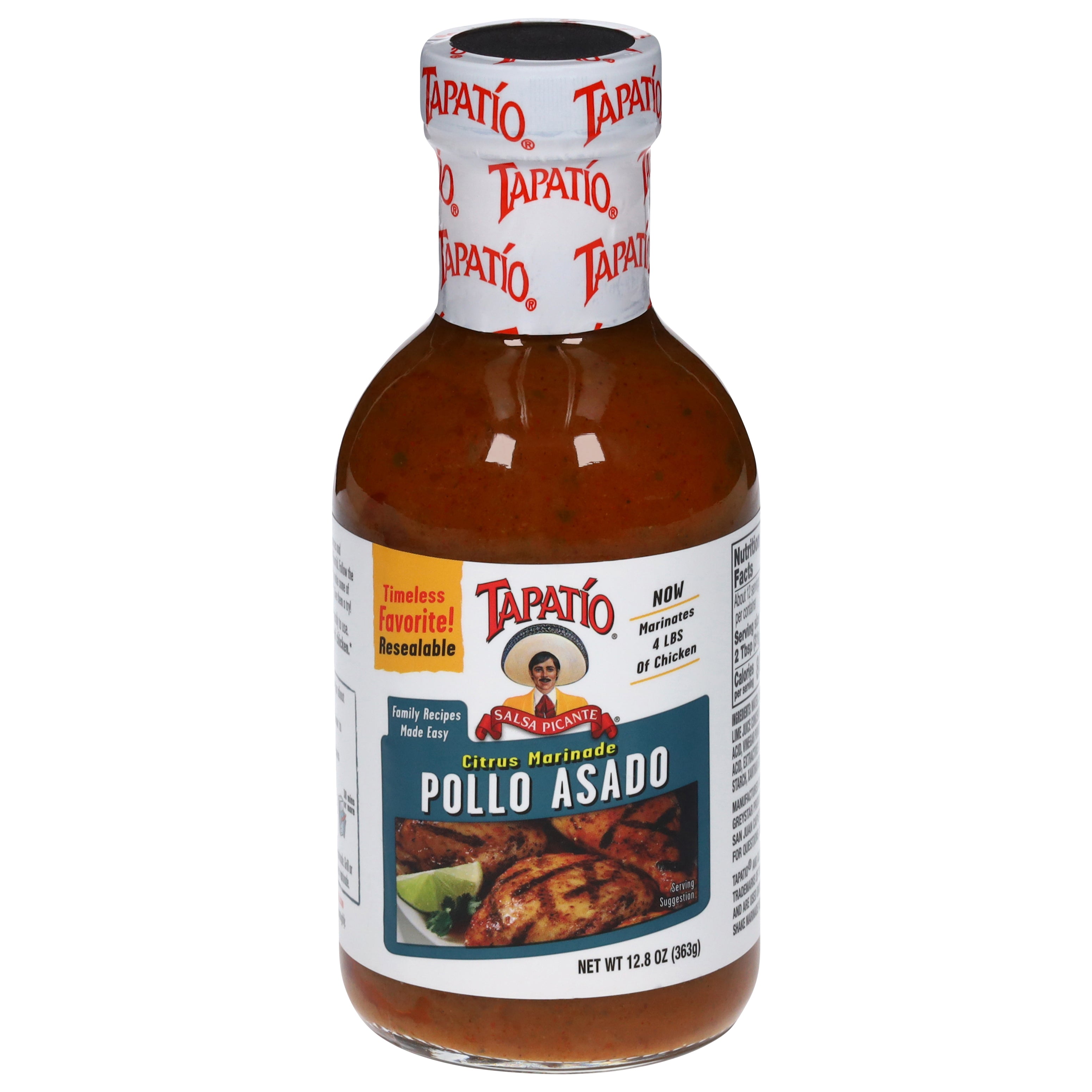 Tapatio Citrus Pollo Asado Marinade 12.8 oz - Case of 6