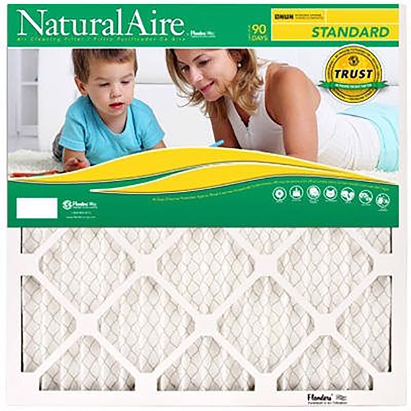 NATURALAIRE - NaturalAire 14 in. W X 36 in. H X 1 in. D Synthetic 8 MERV Pleated Air Filter 1 pk - Case of 12