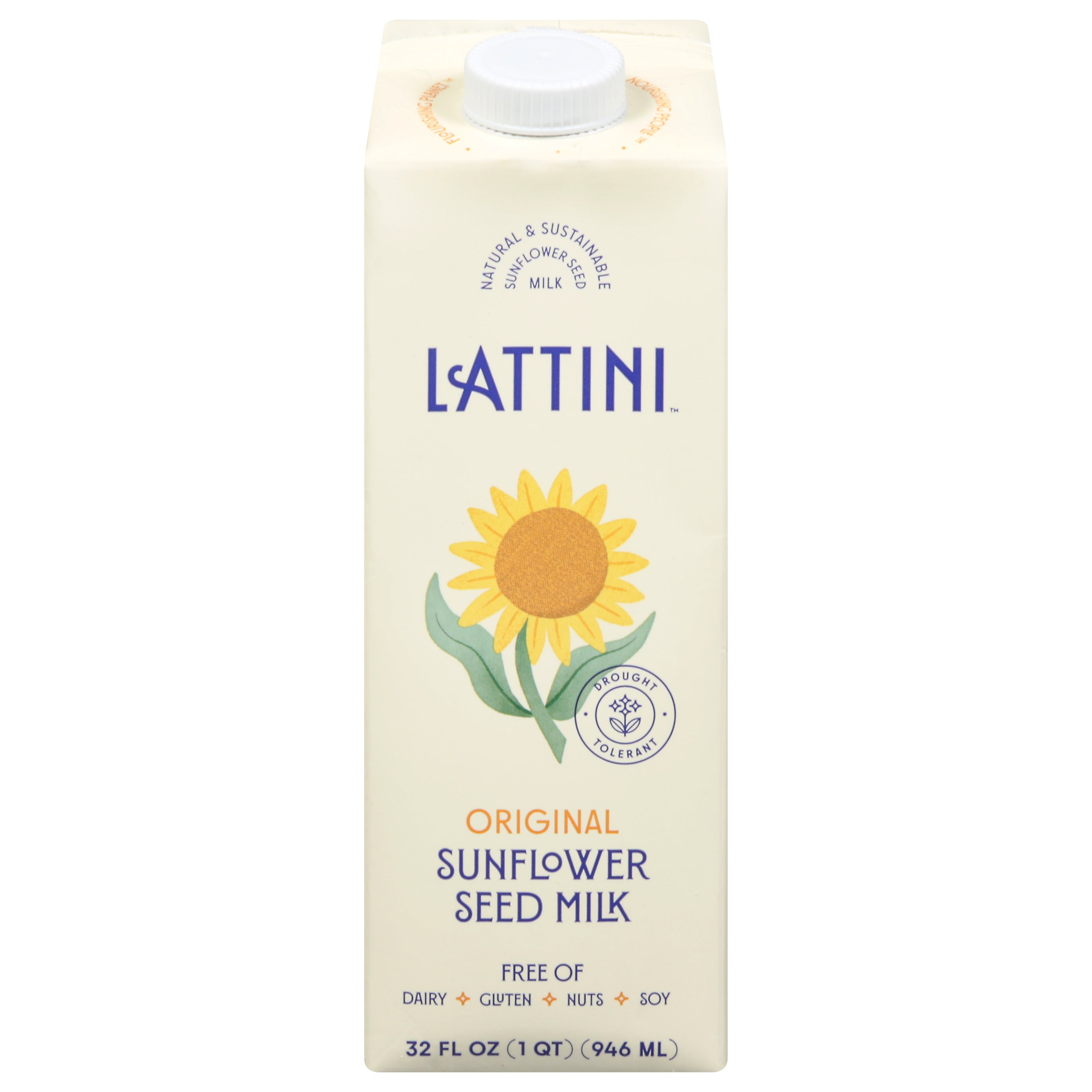 Lattini Original Sunflower Seed Milk 32 fl oz - Case of 6