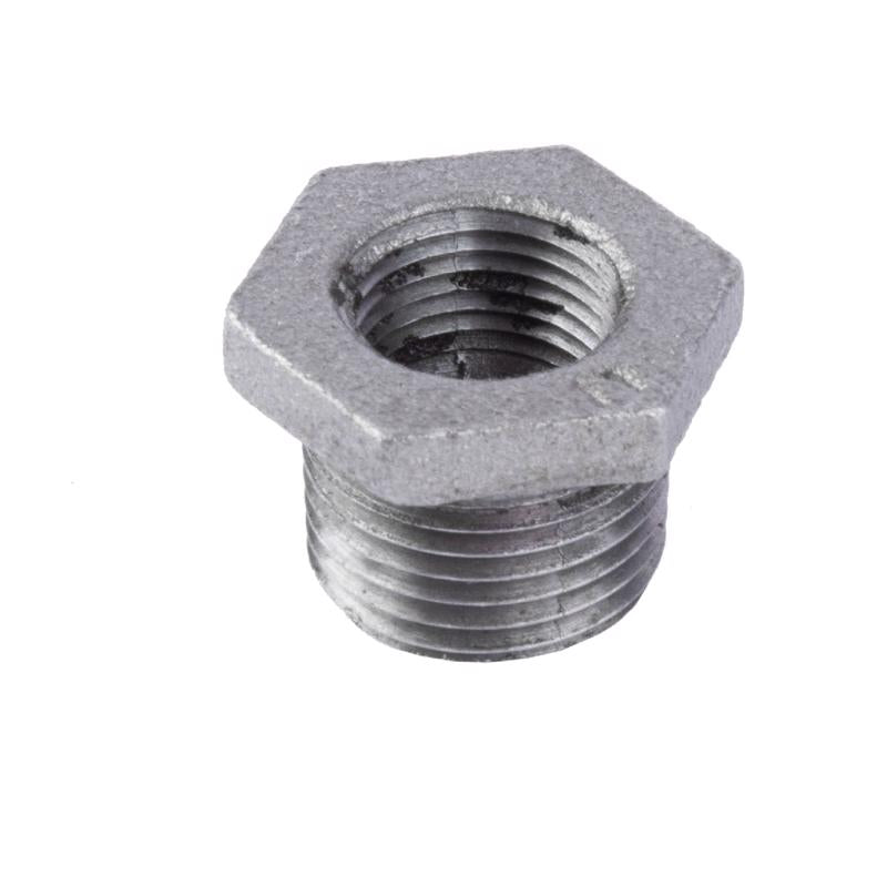 B & K - STZ Industries 2-1/2 in. MIP each X 2 in. D FIP Black Malleable Iron Hex Bushing