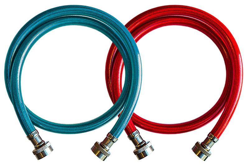 ULTRA DYNAMIC PRODUCTS - Ultra Dynamic Products Rubber Washing Machine Hose 3/8 in. D X 4 ft. L [WA0677004]