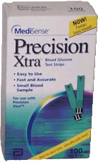 Abbott - Blood Glucose Test Strips Precision Xtra® 100 Strips per Pack [100/BX]