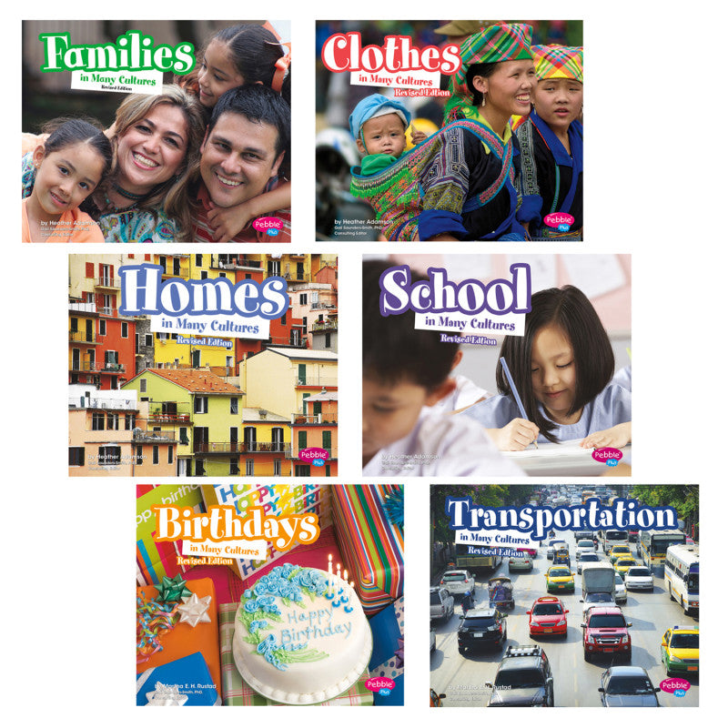 PEBBLE PLUS - Life Around the World Book Set, Set of 6