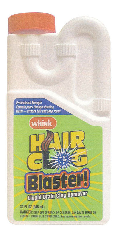 HAIR CLOG BLASTER - Whink Hair Clog Blaster! Gel Clog Remover 32 oz - Case of 6