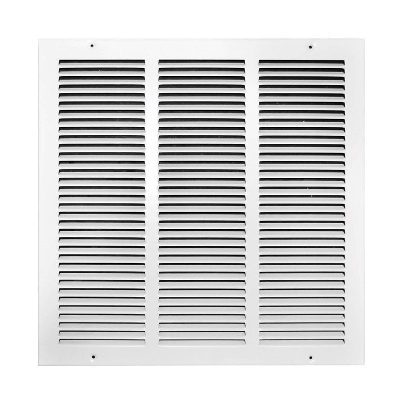 TRUE AIRE - TRUaire 16 in. H X 16 in. W 1-Way Powder Coat White Steel Return Air Grille