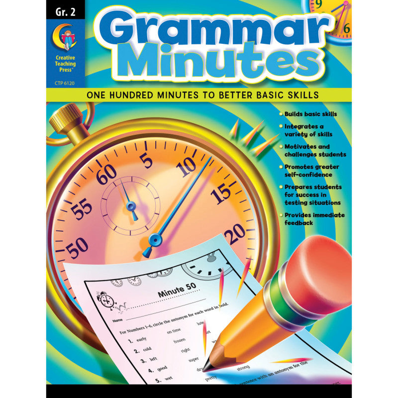 CREATIVE TEACHING PRESS - Grammar Minutes Workbook, Grade 2