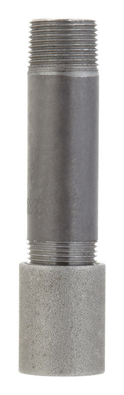 STZ INDUSTRIES - STZ Industries 1/2 in. MPT Black Steel 4 in. L Nipple with Coupling