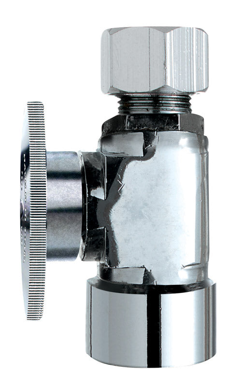 KEENEY MANUFACTURING - Keeney FIP Compression Brass Straight Stop Valve