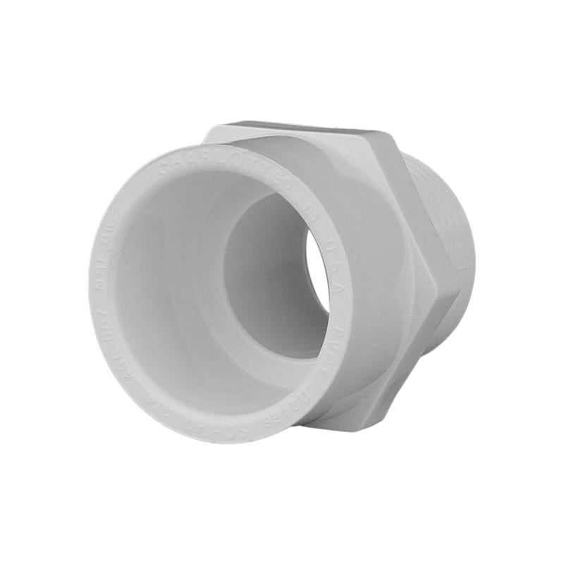 CHARLOTTE PIPE - Charlotte Pipe Schedule 40 3/4 in. Slip X 3/4 in. D MPT PVC Pipe Adapter 1 pk - Case of 25
