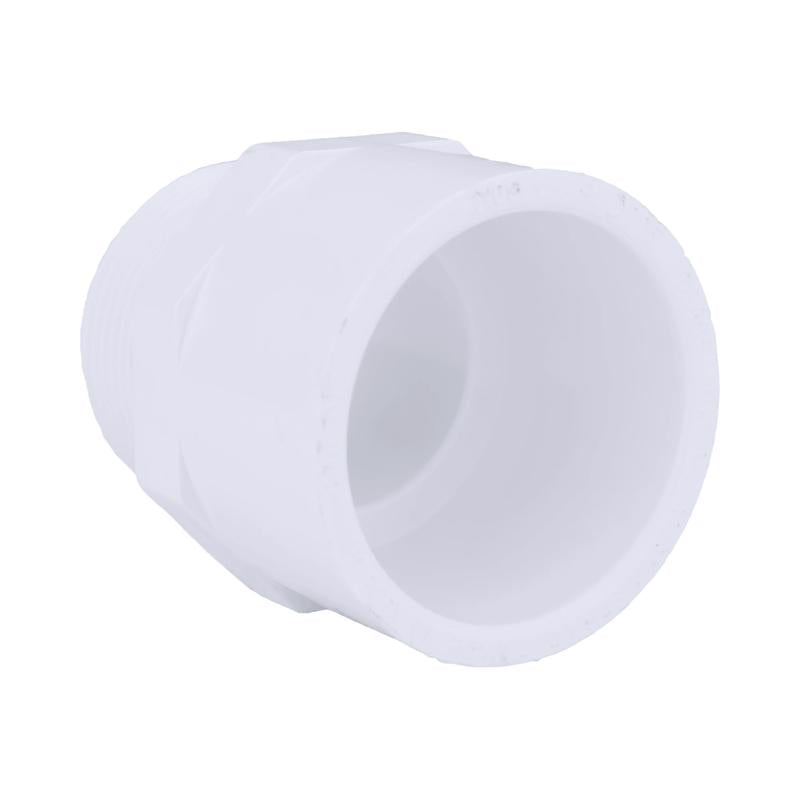 CHARLOTTE PIPE - Charlotte Pipe Schedule 40 1-1/4 in. Slip X 1-1/4 in. D MPT PVC Pipe Adapter 1 pk - Case of 25