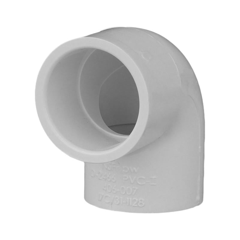 CHARLOTTE PIPE - Charlotte Pipe Schedule 40 1/2 in. Slip X 1/2 in. D Slip PVC Elbow 1 pk - Case of 25 [PVC 02300 0600]