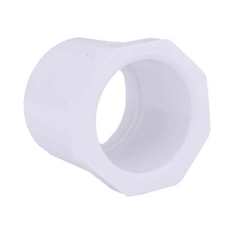 CHARLOTTE PIPE - Charlotte Pipe Schedule 40 1-1/4 in. Slip X 1 in. D Slip PVC Reducing Bushing 1 pk