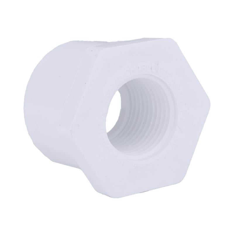 CHARLOTTE PIPE - Charlotte Pipe Schedule 40 1 in. Spigot X 1/2 in. D FPT PVC Reducing Bushing 1 pk - Case of 25