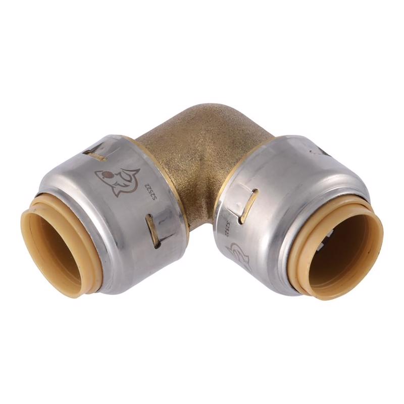 SHARKBITE - SharkBite Push to Connect 1/2 in. Push X 1/2 in. D Push Brass Elbow