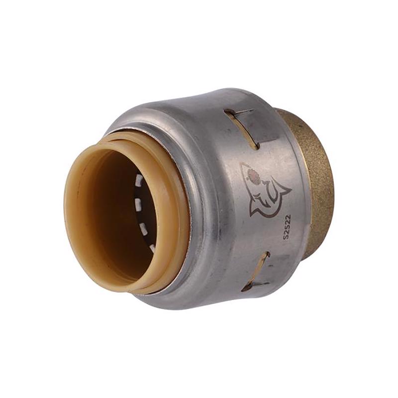 SHARKBITE - SharkBite 1/2 in. Push Brass End Stop