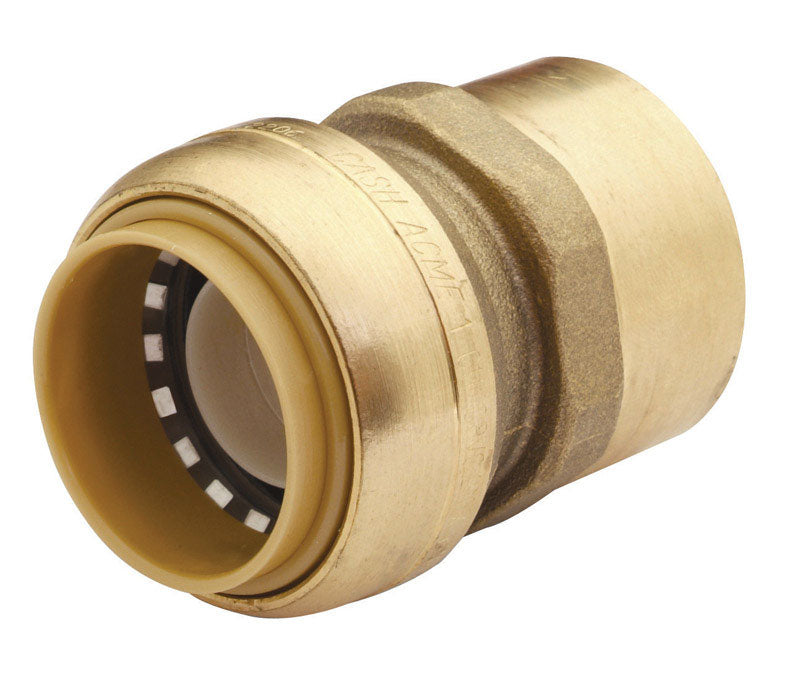 SHARKBITE - SharkBite 3/4 in. Push X 3/4 in. D FPT Brass Connector