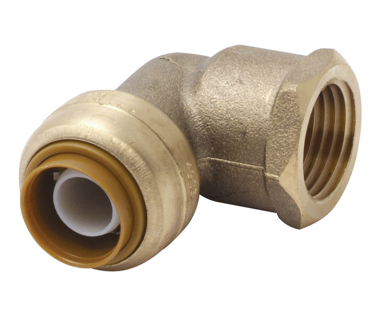 SHARKBITE - SharkBite 1/2 in. Push X 1/2 in. D FPT Brass Elbow
