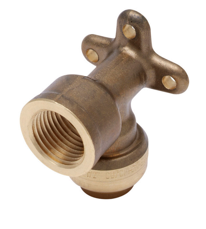 SHARKBITE - SharkBite Push to Connect 1/2 in. Push X 1/2 in. D FIP Brass 90 Degree Drop Ear Elbow