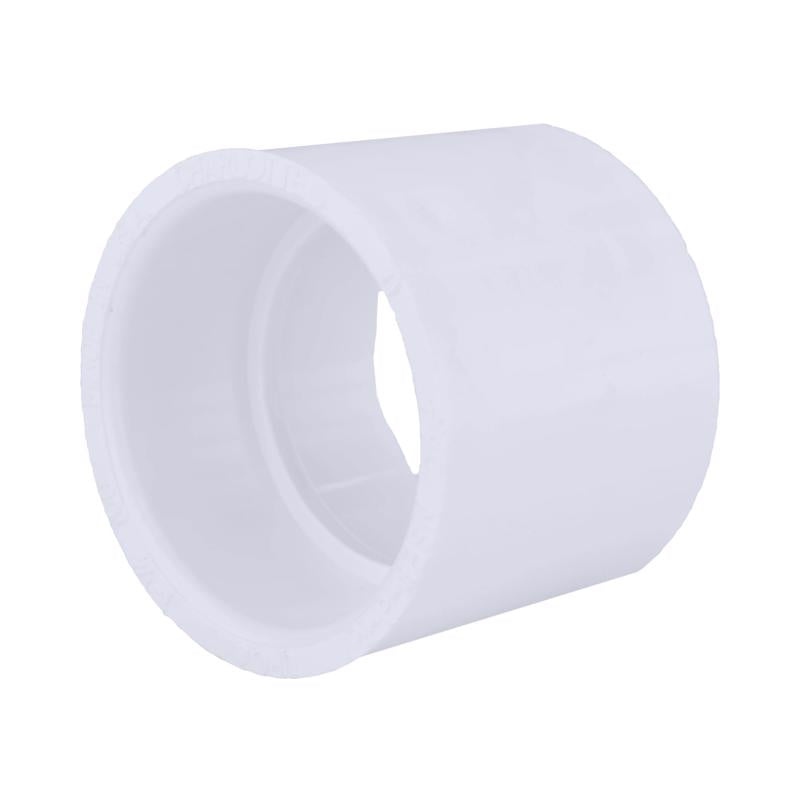 CHARLOTTE PIPE - Charlotte Pipe Schedule 40 1-1/4 in. Hub X 1-1/4 in. D Hub PVC Coupling 1 pk