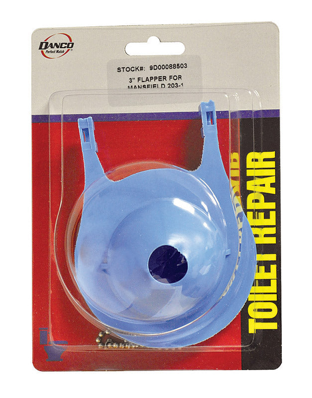 DANCO - Danco Toilet Flapper Blue Rubber For Mansfield